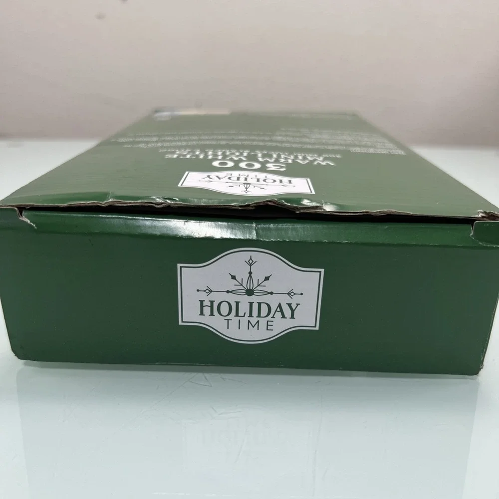 300 Count Warm White‎ LED Christmas Tree Lights Indoor Outdoor Green Wire